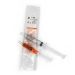 1 Praxiject™ 0.9% NaCl syringe (10ml in 10cc syringe)   1 CitraFlow™ 46.7% Sodium Citrate syringe (3ml in 5cc syringe).
