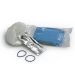 Ultrasound probe covers 7in.x24in. retractable folding, 2 elastic bands, gel. Sterile.