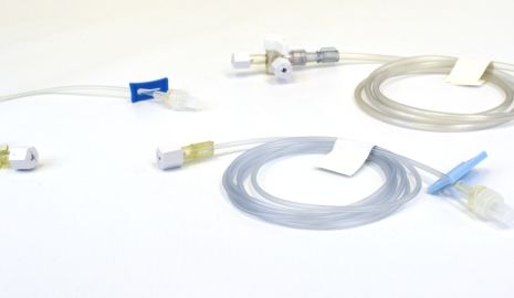 Intravenous therapy extension sets
