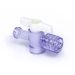 2 way high flow stopcock with male and female connectors.