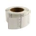 PraxiLabel™ 3cc Syringe White Band Label. (2500/roll, 9 rolls/cs)